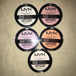 NYX DUO CHROMATIC ILLUMINATING  Lot of 5